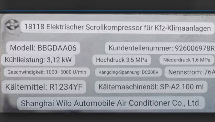 Dacia Spring Klimakompressor Label.webp