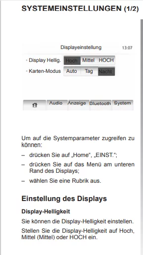 Einstellung Displayhelligkeit MediaNav.webp