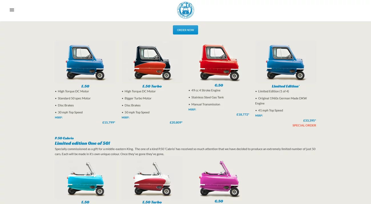 Screenshot 2025-05-22 at 09-42-00 p50cars.com – Remanufacturing the World's Smallest Car!.webp